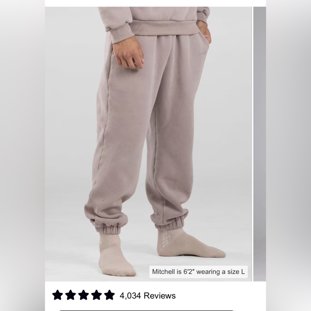 Comfrt “bark” sweatpants